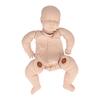 60cm Unpainted Reborn Baby Doll DIY Lifelike Infant Toddler Doll Mold Parts Set Toy