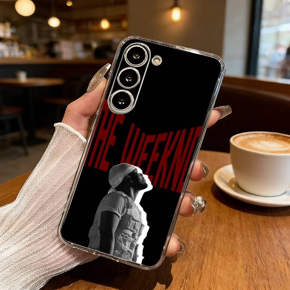The W-Weeknd XO Phone Case For Samsung Galaxy S24 S25 S23 S22 S21 Plus S24 S25 Transparent Cover Case