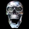 Hot Skull Headlight At The Real Headlight Motorcycle Skull Front Head Light Retro Resin Skull Headlight Motorcycle Decoration