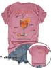Women's Summer APEROL Print Short Sleeve T-Shirt - European & American Fashion, Hot Selling