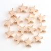10pcs Copper Beads Charms Cross Heart Star Moon Beads Plated Crafts Color Retention Beads for Jewelry Making Diy Bracelet Necklace