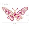 Lanhao Retro European-American Rhinestone Butterfly Brooch