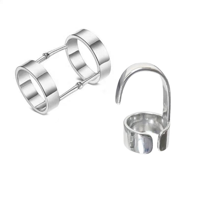 

Кольцо-кастет с защитой пальцев, Металлическое кольцо-броня для пальцев, Панк-рок, Готическое кольцо, Украшение для Хэллоуина, Косплей, Ювелирное изделие 1