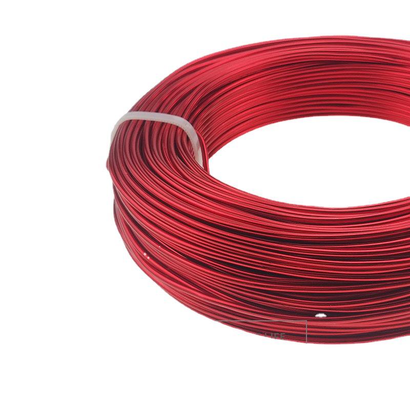 Colored 3.0mm x 5m Anodized Aluminum Wire for Handmade Bicycle Weaving and DIY Modeling