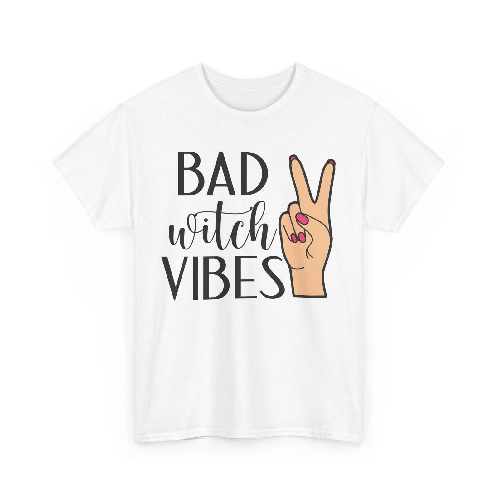 Witchcraft Inspired T-Shirt | Trendy & Stylish Witch Tee | Bad witch vibes tee S