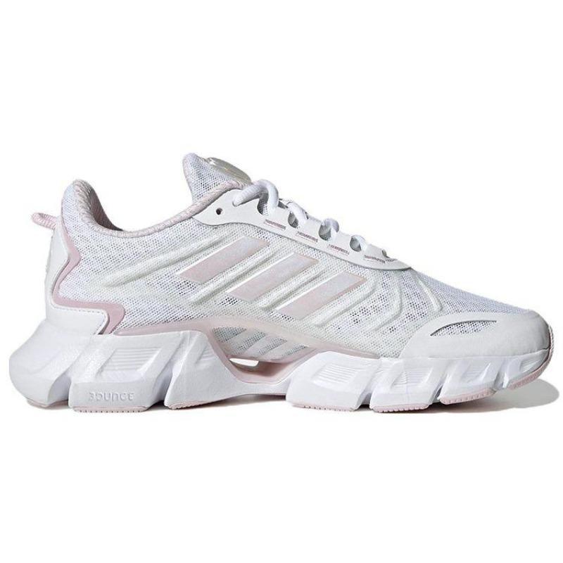 adidas Tessuto Confortevole Climacool Antiscivolo Resistente all'Usura Traspirante Leggero Basse Sneakers Casual da Corsa Donna Rosa Bianco HP7718