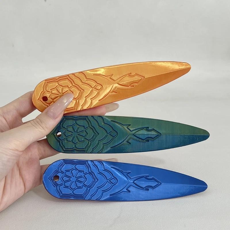 Zoey Devil Hunter Cosplay Dart Boomerang Weapons Roleplay Props for Girl Group Idol Halloween Carnival Costume Accessories