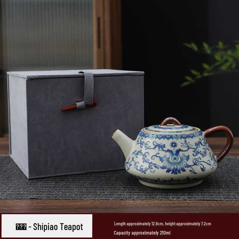 Xiaocixiaoqu Ru Kiln Ceramic Teapot