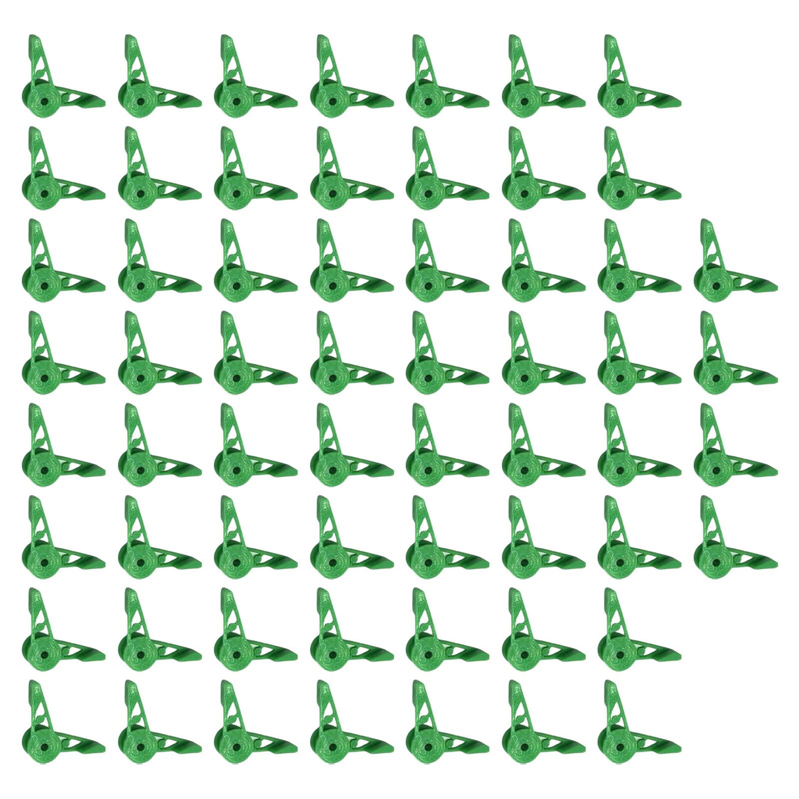 

60Pcs 360 Degree Adjustable Plant Clips Plant Branches Bender Stem Trainer Clips Bender for Low Stress Training зелёный