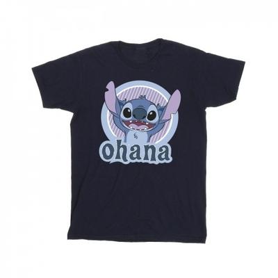 Mens Lilo And Stitch Ohana Circle T-Shirt