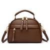Retro Style PU Leather Shoulder Bag for Women  Monochromatic Crossbody Bag   Luxurious Design  New Fashion Standard