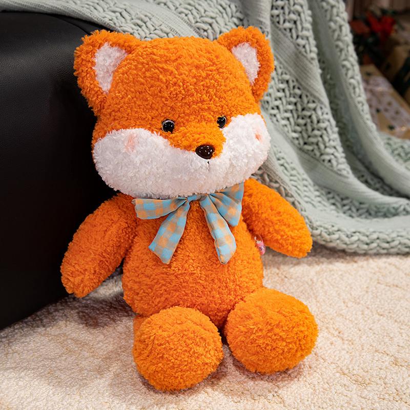 Lindo Conejo Rosa Oso Muñeco Peluche Zorro Cordero Muñeco Muñeca de Trapo Relajante para Niños