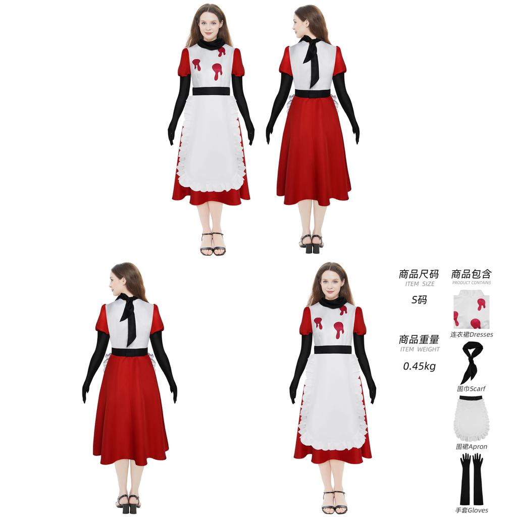 Hazbin Hotel Cosplay Costume For Women With Polyester Fabric For Anime Role Play