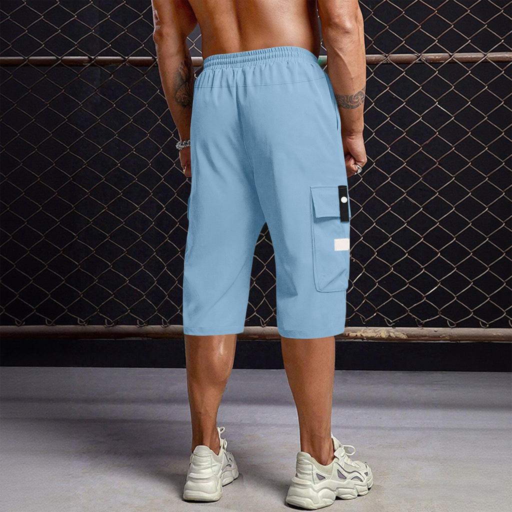 Pantaloni della tuta da uomo con lacci Pantaloncini cargo da uomo Pantaloni casual