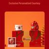 2026 Year of the Horse Cultural Gift Set: Ceramic Tea Cup, Ornament, Piggy Bank Souvenir