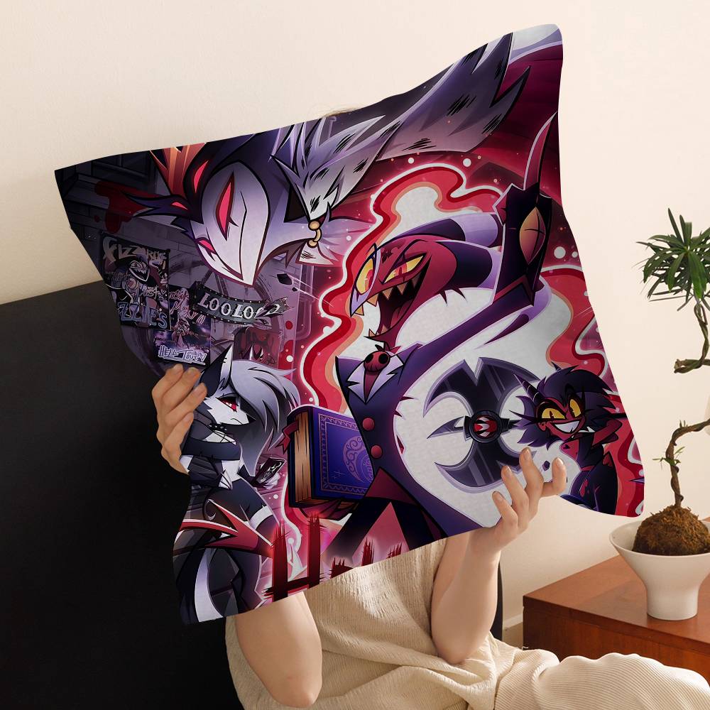

Helluva Boss Decorative Room Aesthetics Pillow Case Home Decor Bedroom Sofa Bed Couch Pillow Cover 45x45 12x12Inch