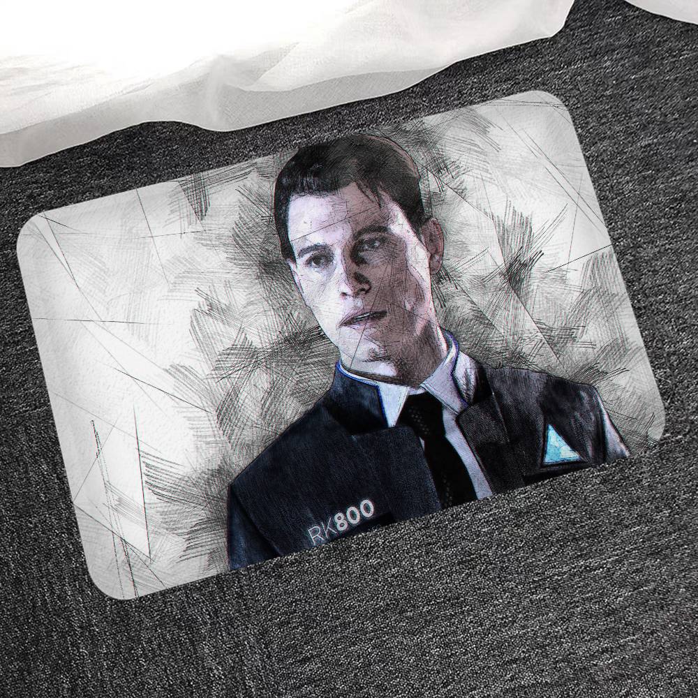 

Игровой коврик для пола D-Detroit Become Human в стиле INS, мягкий коврик для пола в спальню, для дома, для прачечной, противоскользящие бытовые ковры 40x60 cm
