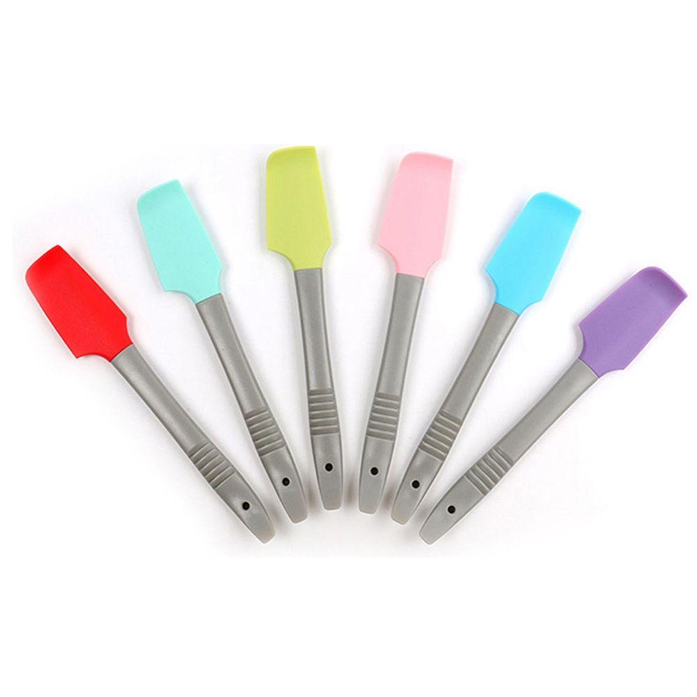 Utensilios de Cocina de Silicona Crema Mantequilla Comida Lata Masa Accesorios de Cocina Herramientas para Pastel Espátulas Raspadores
