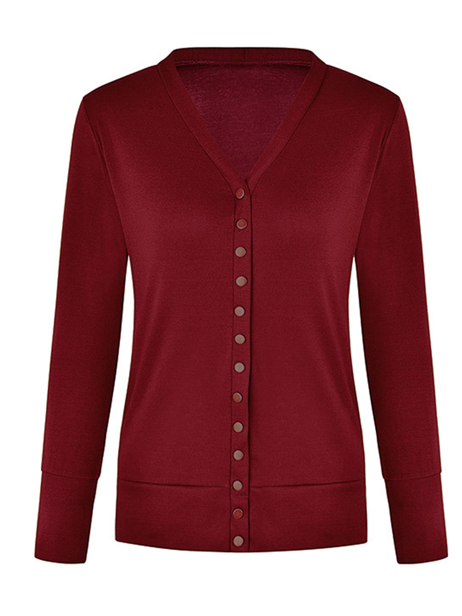 

Женская блузка на кнопках спереди, кардиган с V-образным вырезом, повседневная одежда, топы m