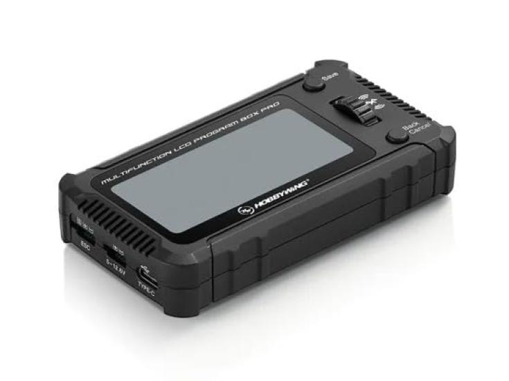 HOBBYWING LCD Program Box PRO for Hobbywing RC XERUN and PLATINUM Series ESCs, Japanese Language Support, Large LCD Dial, Bluetooth, and the