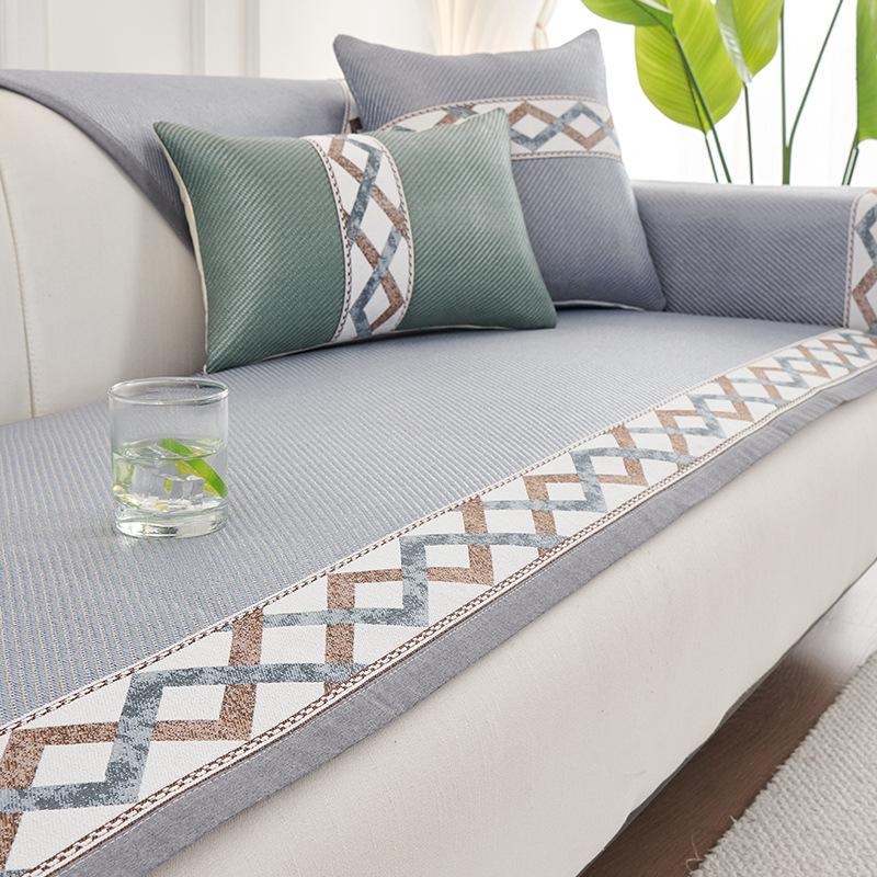 

Современная простая подушка сиденья дивана Летняя бытовая древняя ротанговая циновка Подушка для дивана Летняя прохладная Волосы 70*70cm