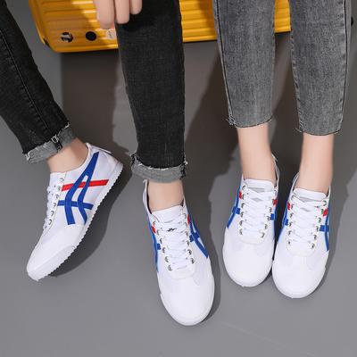 Heren schoenen zomer ademend sport casual schoenen heren en dames contrasterende kleuren Forrest Gump schoenen plat outdoor comfort