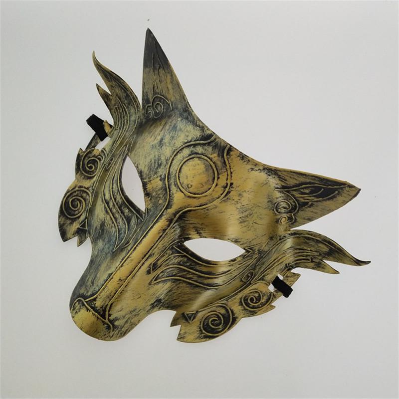 Wolf Head Mask Realistic Appearance Used For Decoration Party Masks Halloween Dress Up Safe And Durable American Animal Masks