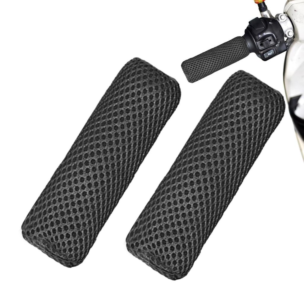 Bike Grips | 3D Ice Silk Non-slip Motorcycle Handlebar Cover,Motorcycle Steering Wheel Cover,Ice Wire