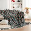 Christmas Sofa Slipcover Couch Cover Grid Living Room Pet Bed Chair Soft with Tassel Washable  Sofa Covers Cotton Throw Blanket
