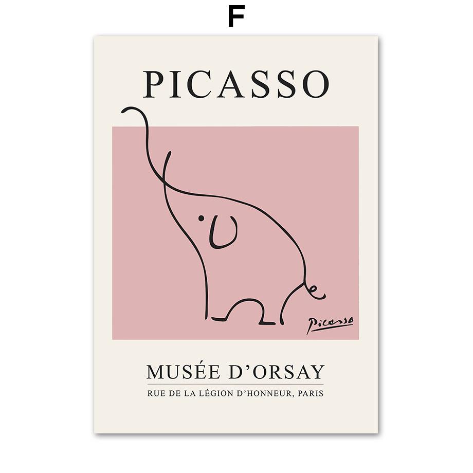 

Баухаус Матисс Пикассо цветочный рынок ботанические постеры и принты настенная живопись на холсте для гостиной декоративные картины A4 21X30cm No Framed