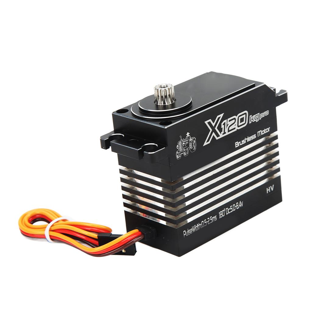 120kg High Speed Brushless Servo Waterproof Full Metal High Torsion Digital Servo for 1 5 1 6 RC Car Robot Boat