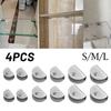 4pcs Glass Clamp Clips Stainless Steel Glass Clip  Laminated Shelf Support Brackets Holder Partition Board Fixing Clip Hardware