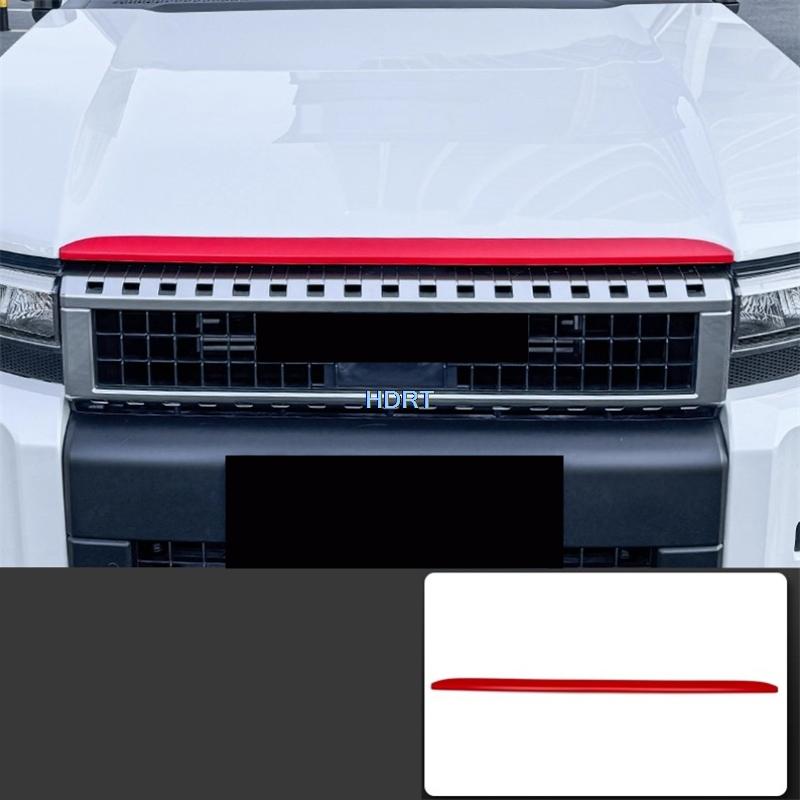 Car Styling Front Racing Grills Engine Hood Trim Protector Decoration Accessories For Toyota Land Cruiser 250 LC250 Prado 2024 +
