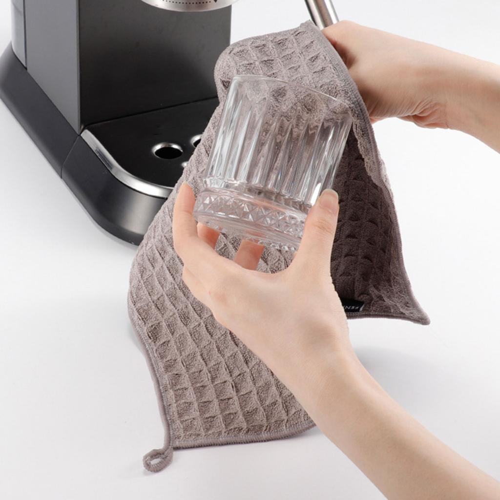 Super Absorbent Towel Baristas Towel Rag Coffee Machine Cleaning Cloth Tableware Household Cleaning Towel Kichen Tool