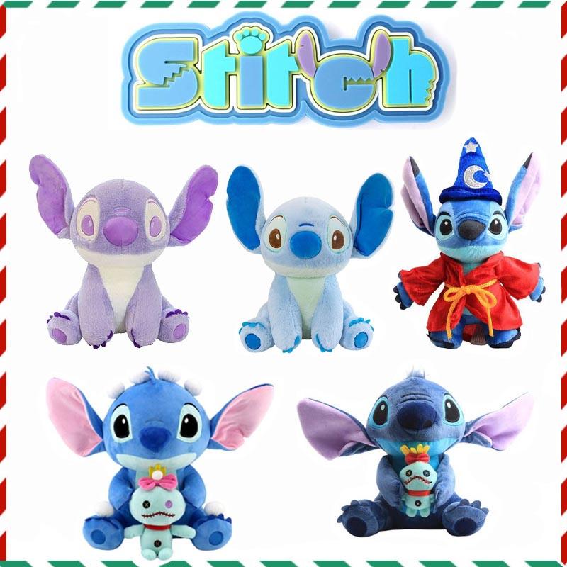 25cm/9.6in Disney Stitch Pluszowa Miękka Zabawka Wypchana Lalka Boże Narodzenie Dzieci Prezent