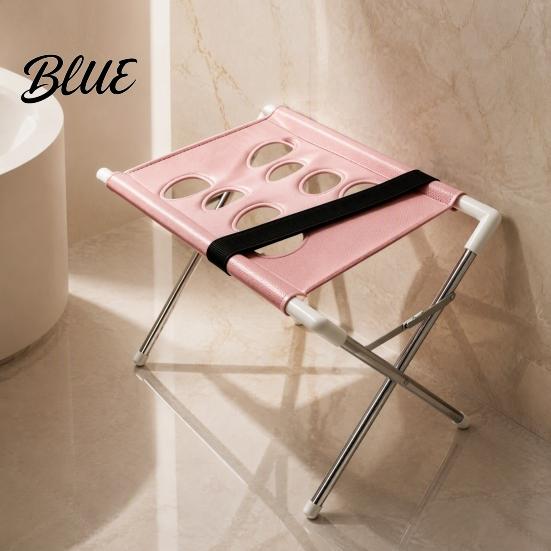 Foldable Pet Washing Stand Dog Grooming Hammock Stand Wash Station with Mesh Platform Stainless Steel 8-Hole Table for Cats Dogs Care Restraint