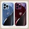 Mignon Tigre Doré Marron Pour iPhone 16 E 15 14 13 Plus 12 mini 11 Pro Max 11Pro XR Xs X 7 8 Plus 16E Coque de Téléphone en Verre Trempé