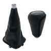 Leather Gear Shift Collars Lever Dust Cover 5 Speed Gear Shift Knob Stick Pen For Great Wall Hover H3 H5 2010 2011 2012 2013