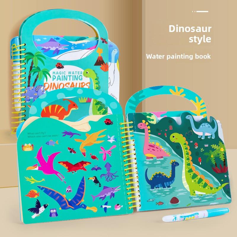 Non-Toxic Magic Water Drawing Book Children Reusable Coloring Book Diy Kindgarten Graffiti Painting Drawing Toys Early Education Toys Gift