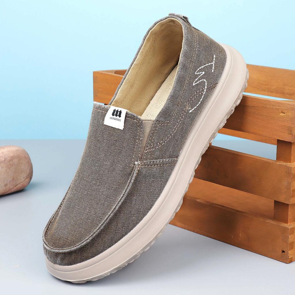 Fashion Men's Outdoor Casual Sneakers Slip-on Breathable Mesh Comfort Lightweight and Easy To Wear Walkout Shoes Tenis Masculino Male