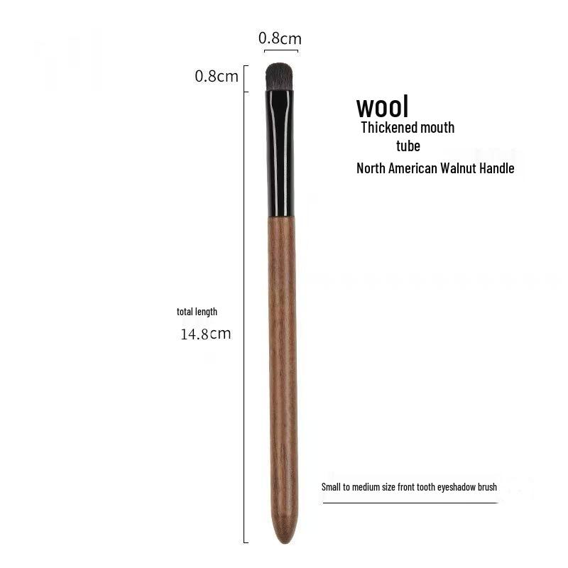 

Cangzhou Soft Eyeshadow Brush Set: Laydown, Detail, Under-eye with Walnut Wood Handles