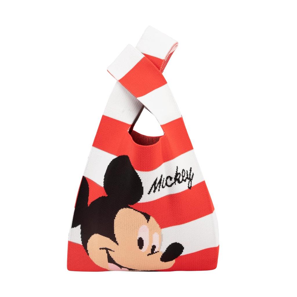 [MESUCA] Disney Official Authorized Dealer Mickey Portable Bag Portable and Foldable Mini Tote Bag Canvas Tote Bag Small Adult Cute Stylish Ladies