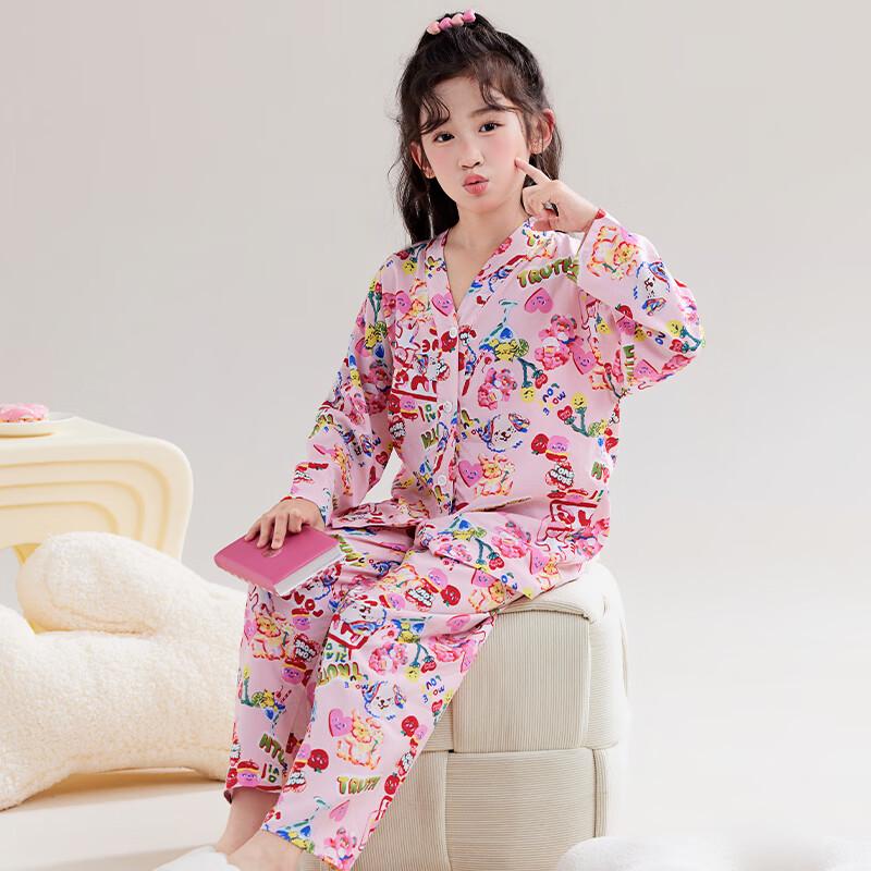 Girls' Lyocell Blend Long-Sleeve Pajama & Loungewear Set