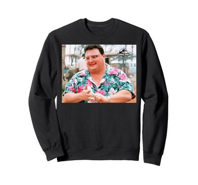 Jurassic Park Dennis Nedry Fotorealistisches Sweatshirt