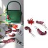 Portachiavi alla moda con tentacoli di polpo e calamaro, facile da usare, ciondolo per borsa, portachiavi multifunzionale, gioiello per chiavi e borse