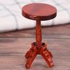 1/12 Dollhouse Miniature Furniture Metal Plastic Wood Chair Doll House Accessories DIY Toys for Baby Kids