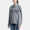 We11done Ss21 Classic Logo Full Print Graffiti Print Jacket Denim Coat Unisex jackets Light-Blue WD-DJ0-21-325-U-BL
