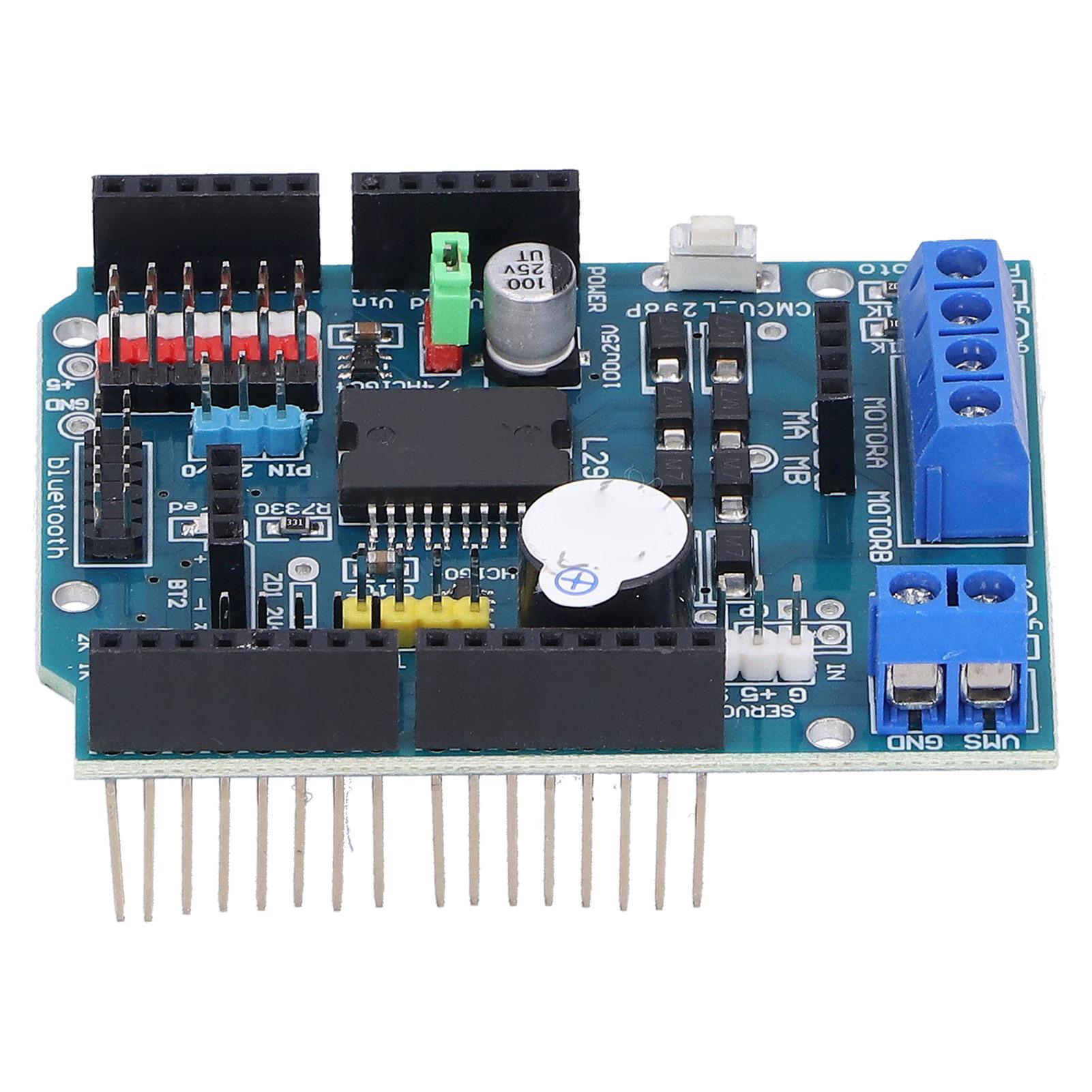 

DC Motor Drive Module Expansion Board Dual High Power HBridge Electronic Component L298P