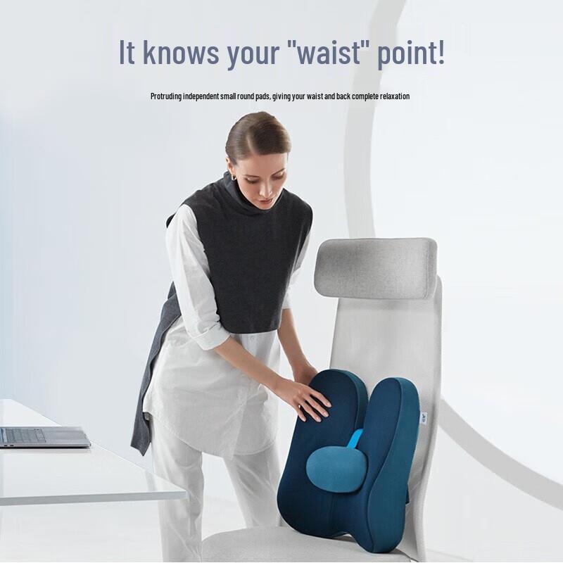 JiaAo Ergonomic Heated Lumbar Support Cushion