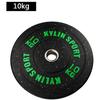 Colored Granule Rubber Coated Barbell Plate